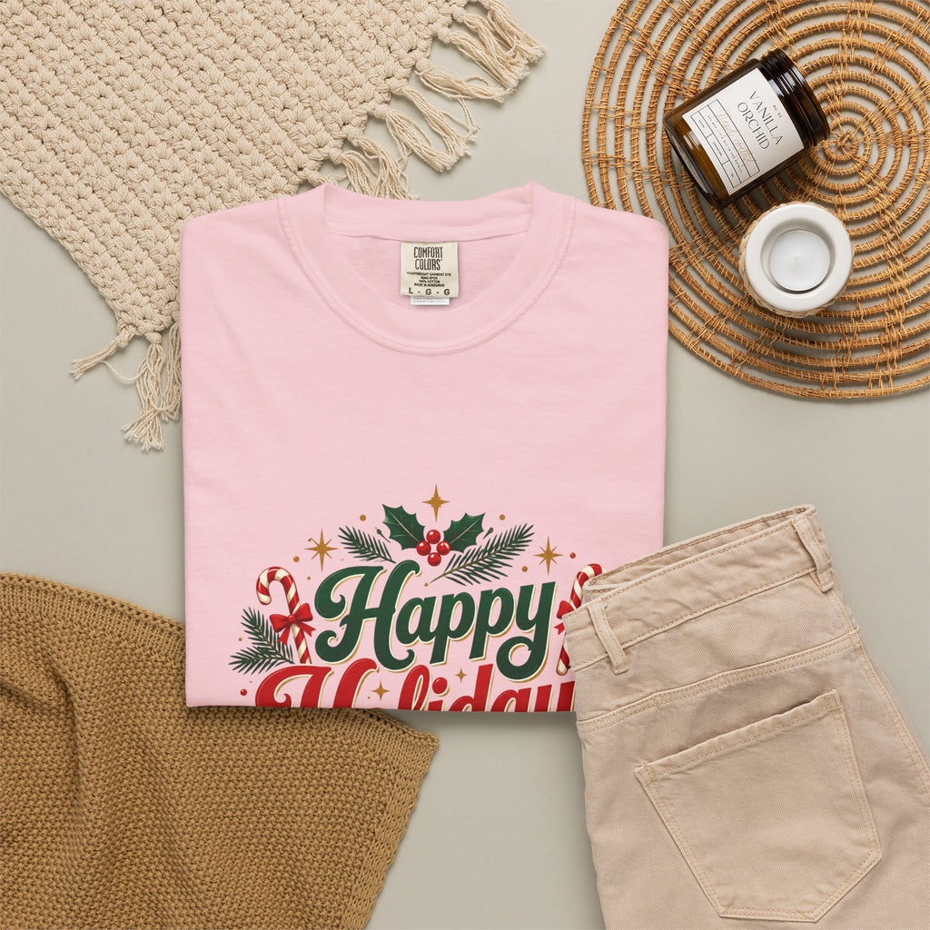 Silent Night Carol — Christmas Cat T-Shirt