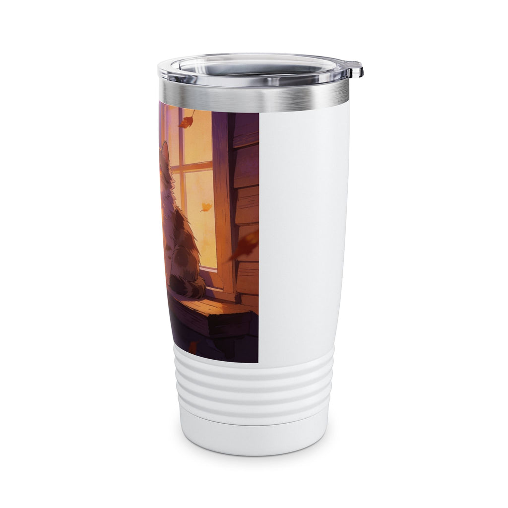 The Porch Watcher  - 20oz Halloween Cat Tumbler