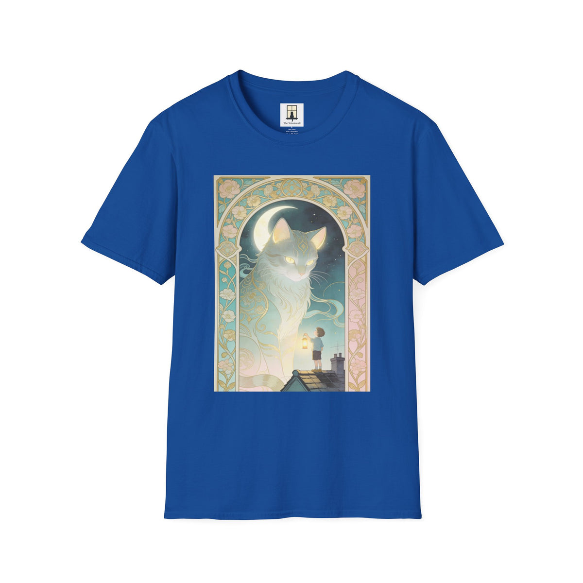 Ethereal Art Nouveau - Cat Graphic T-shirt