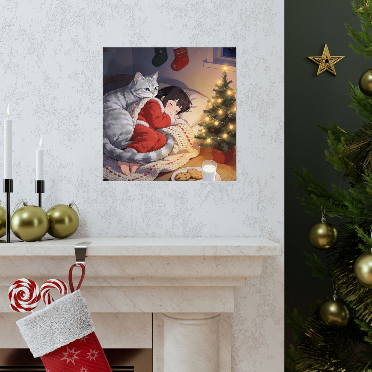 The Christmas Watch — Waiting for Santa Wall Art