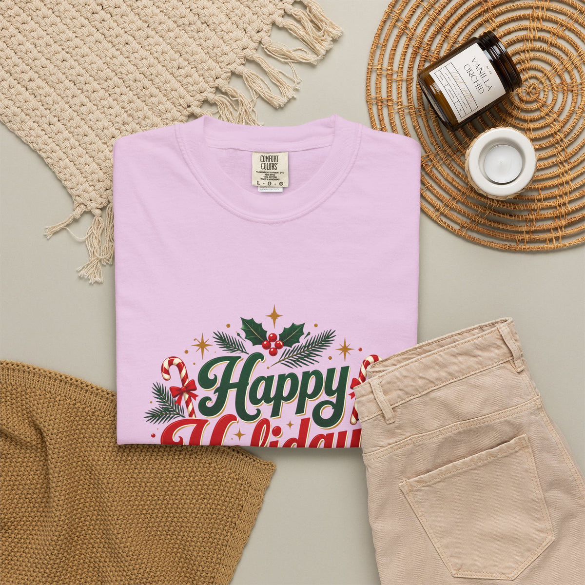Silent Night Carol — Christmas Cat T-Shirt