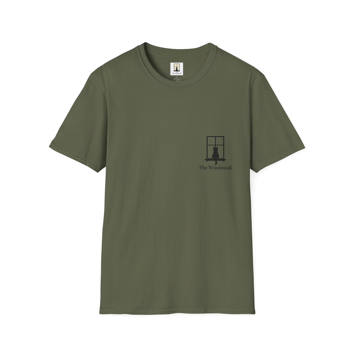 The Windowsill Cat — Window Silhouette Graphic Tee