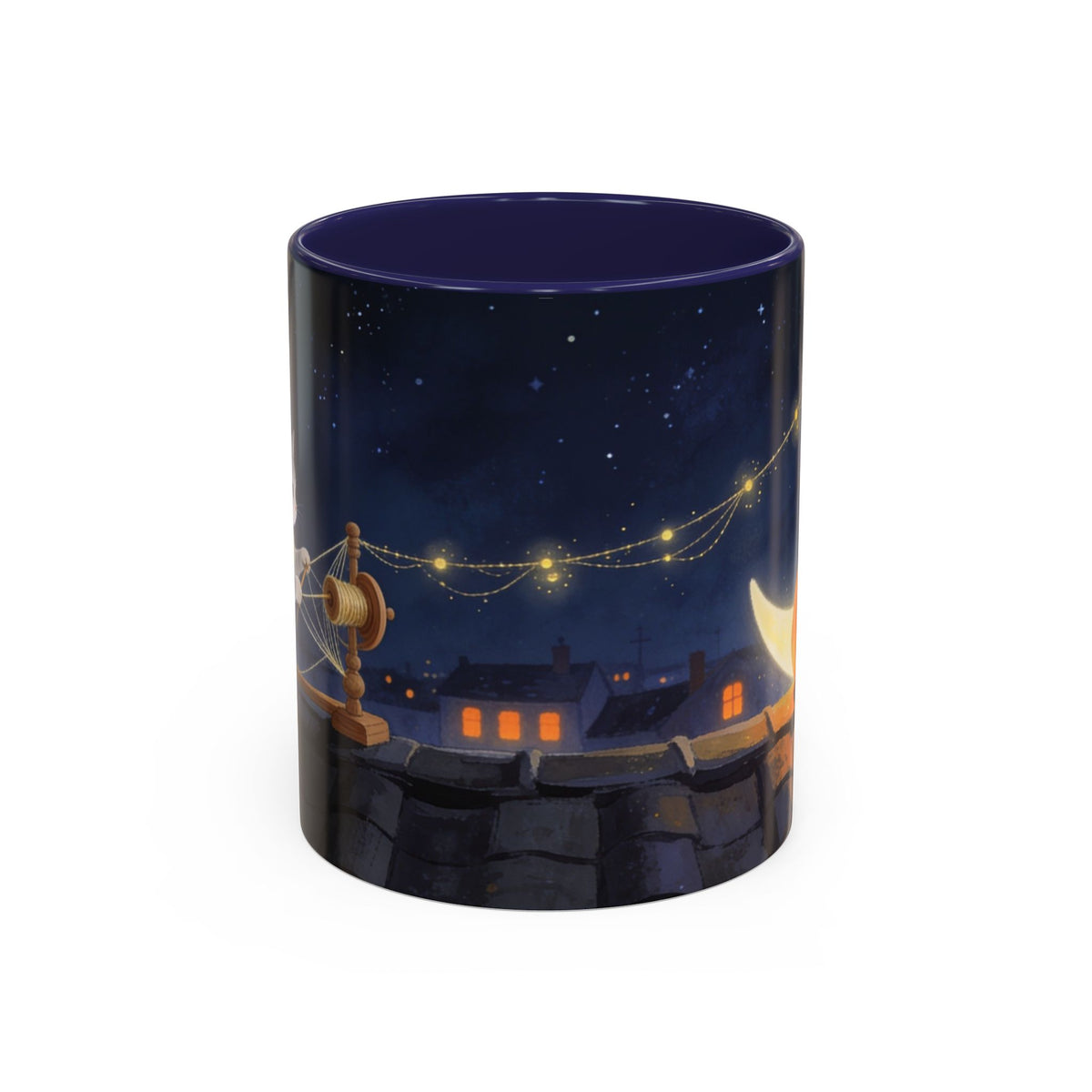 Glow Watch — Halloween Night Jack-o'-Lantern Accent Mug, 11 or 15 oz