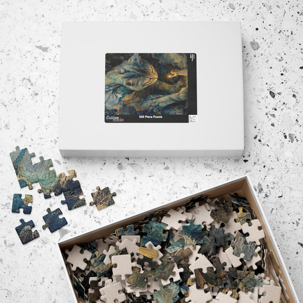 The Enchanted Watch — Mystical Cat & Child Jigsaw Puzzle, 110–1014 pc