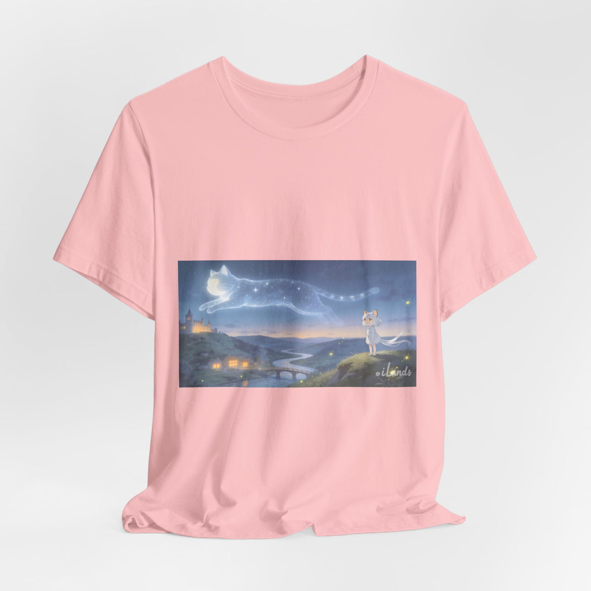 He Walks the Night With You — Cat Constellation T-Shirt