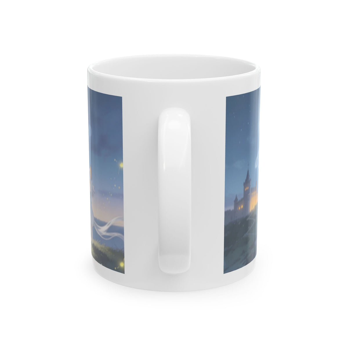 The Watcher in the Stars — Celestial Cat Ceramic Mug, 11 or 15 oz