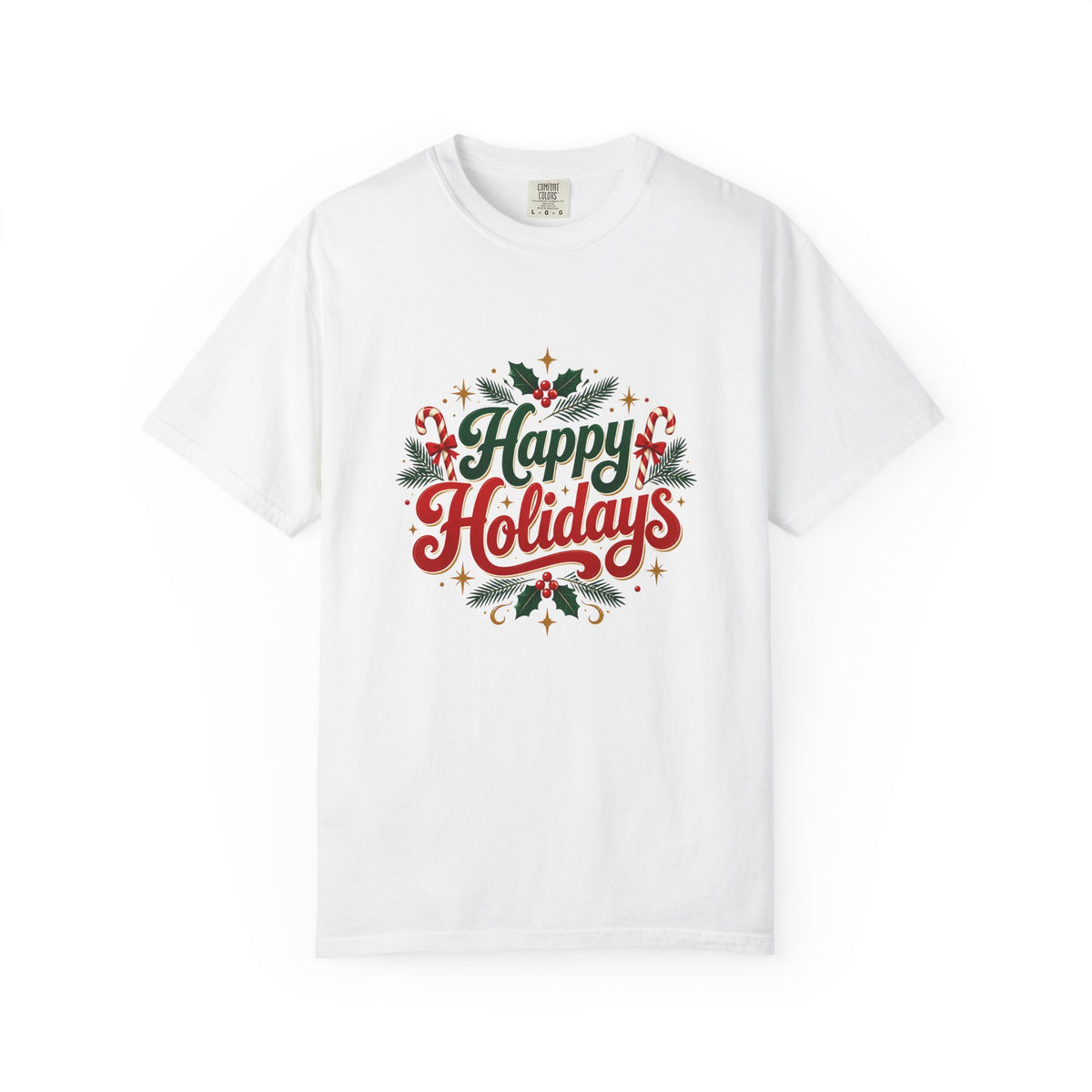 Silent Night Carol — Christmas Cat T-Shirt