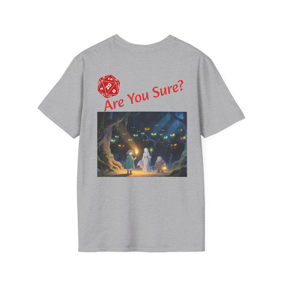 Are You Sure? — Dragon Ampersand T-Shirt, Tabletop Gaming