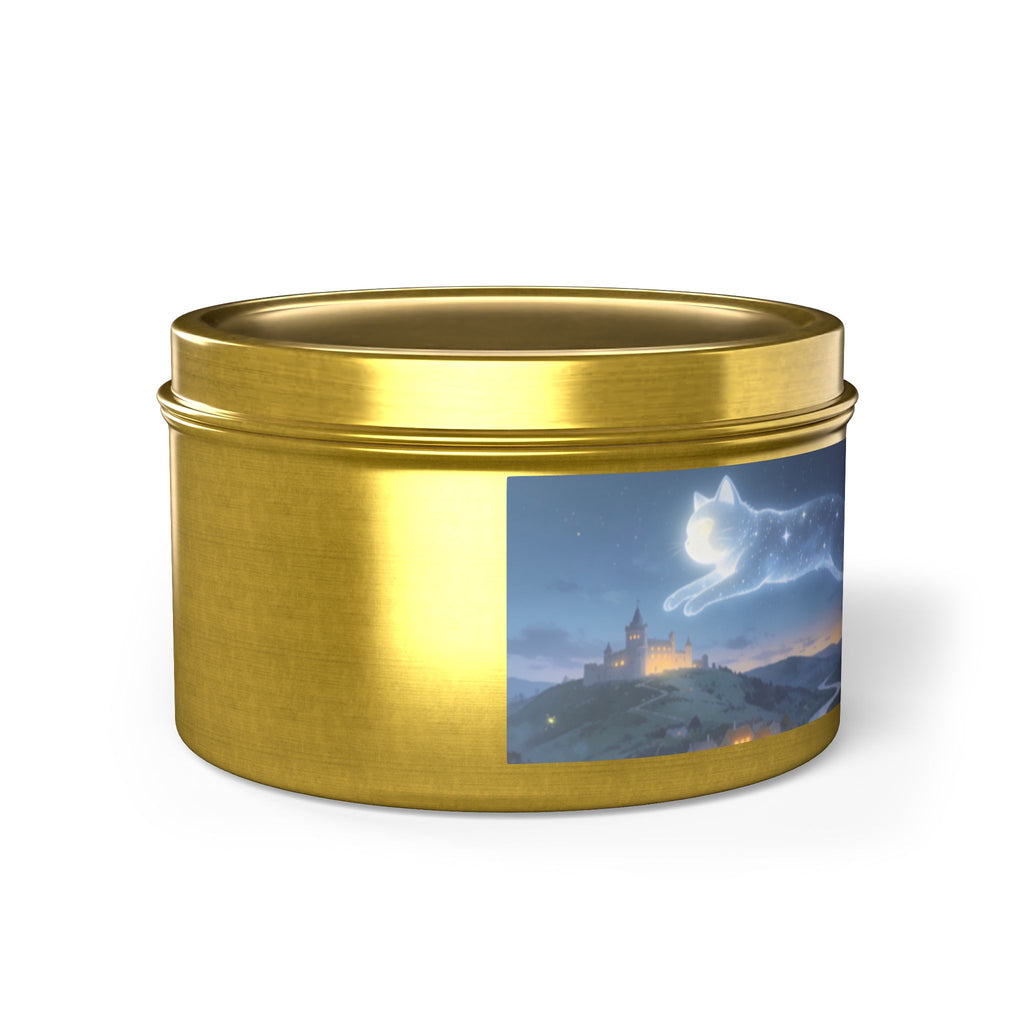 Watching Over Your Wishes — Cat Constellation Tin Candle