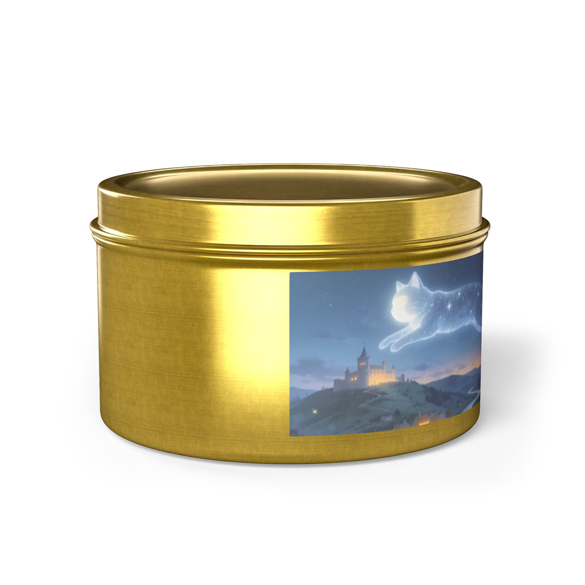 Watching Over Your Wishes — Cat Constellation Tin Candle