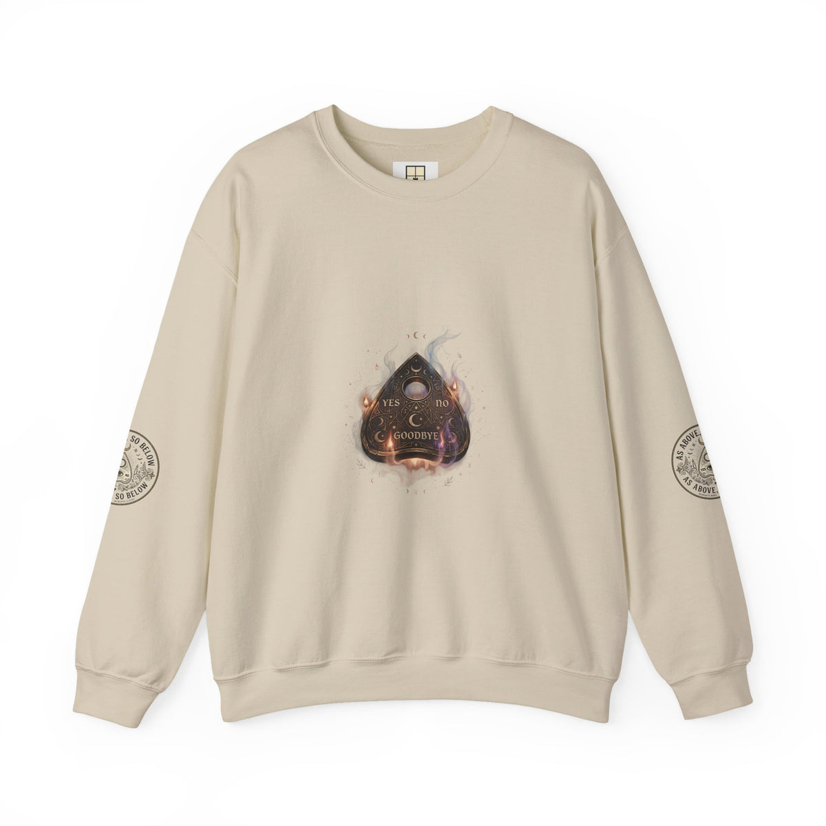 The Answers Wait — Mystic Ouija Planchette Crewneck Sweatshirt