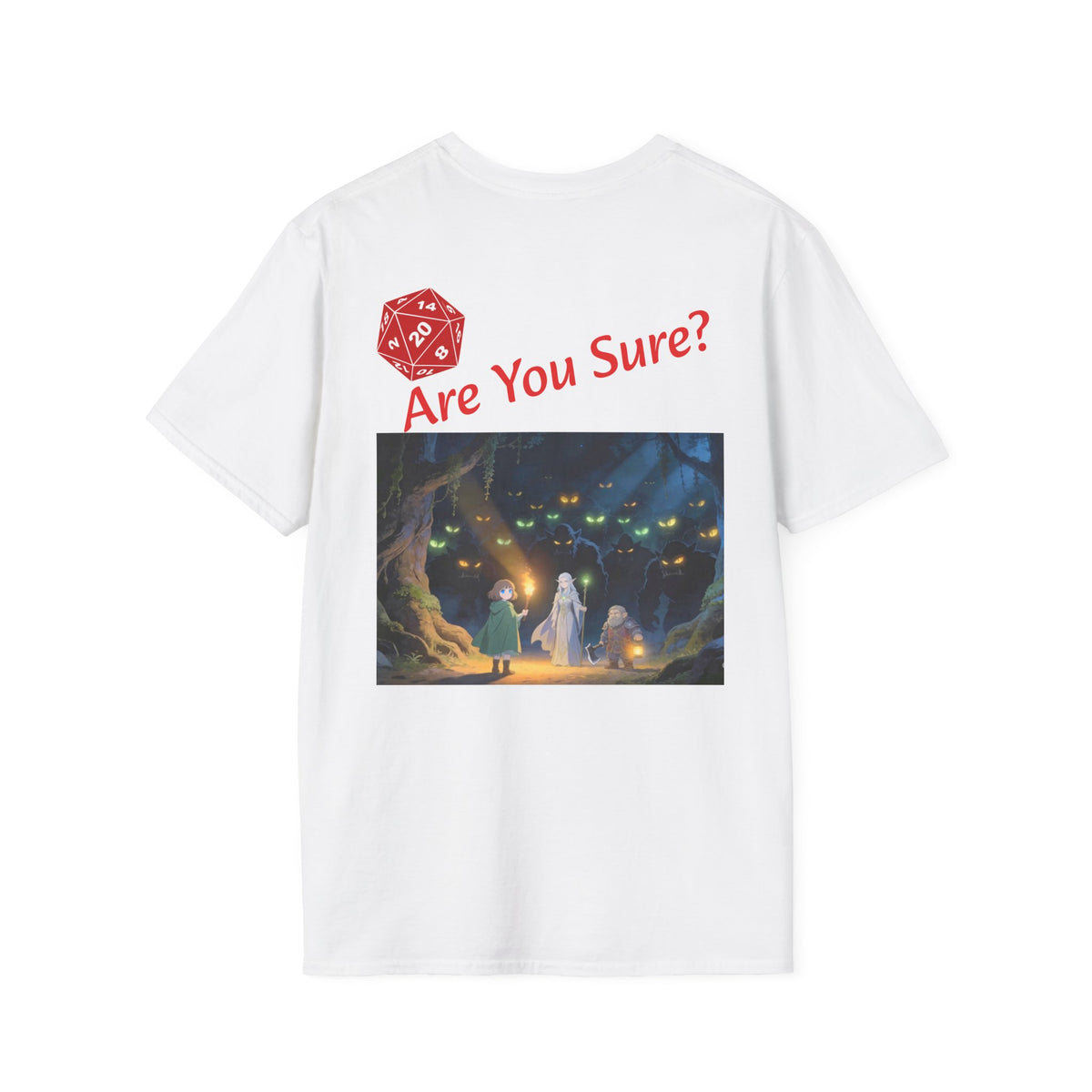 Are You Sure? — Dragon Ampersand T-Shirt, Tabletop Gaming