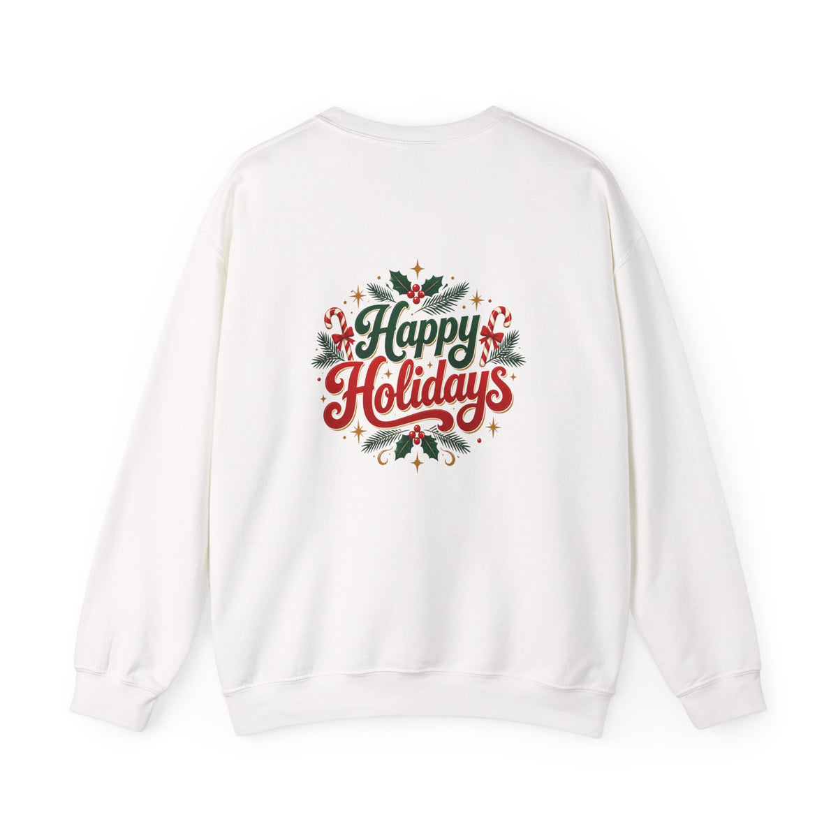 Silent Night Carol — Christmas Cat Crewneck Sweatshirt