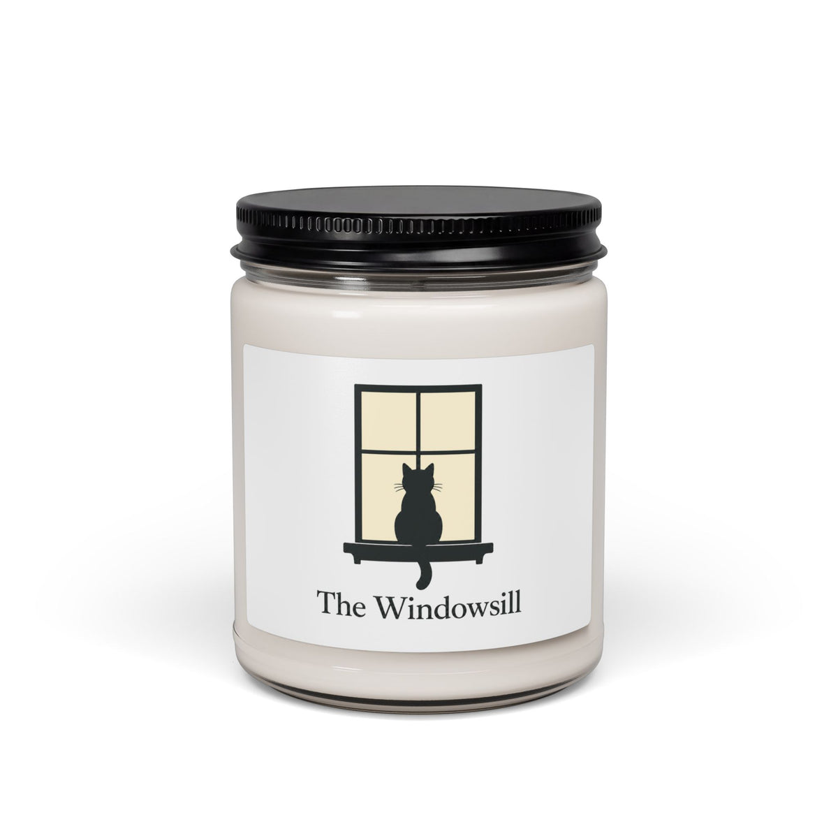 The Windowsill Candle — Cat Soy Candle 9oz, Scented or Unscented