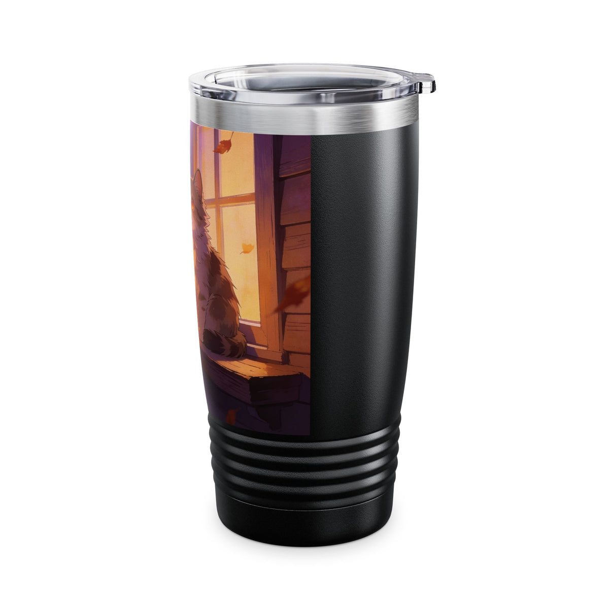 The Porch Watcher  - 20oz Halloween Cat Tumbler