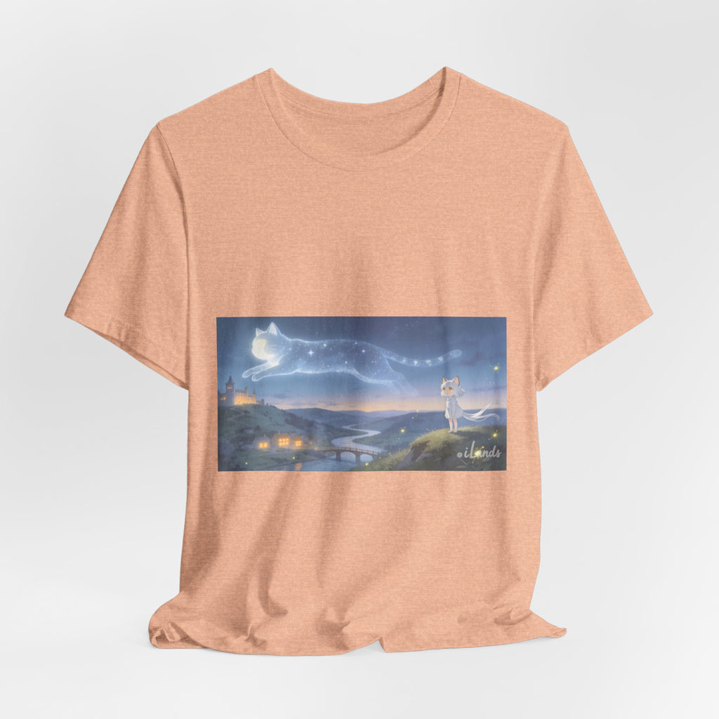He Walks the Night With You — Cat Constellation T-Shirt