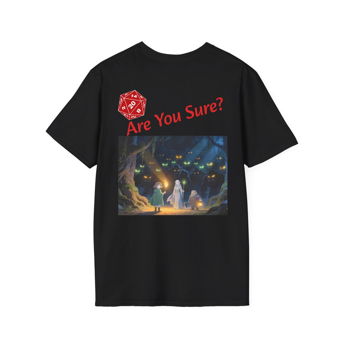 Are You Sure? — Dragon Ampersand T-Shirt, Tabletop Gaming