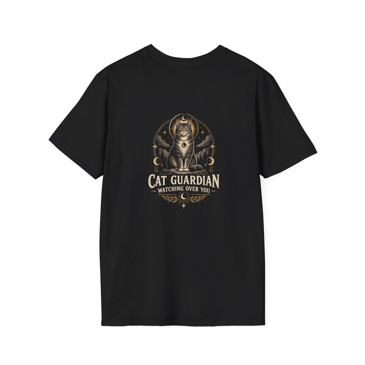 Ethereal Art Nouveau - Cat Graphic T-shirt