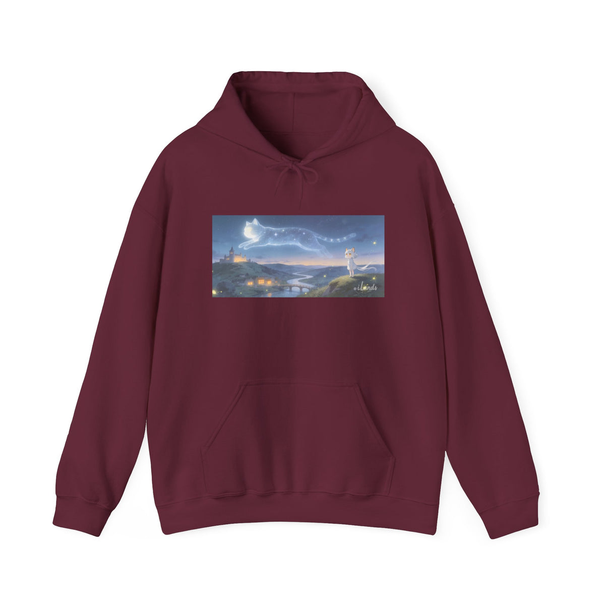 He Walks the Night With You — Cat Constellation Hoodie