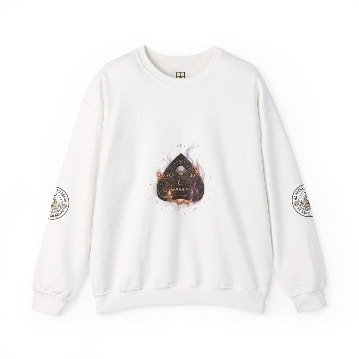 The Answers Wait — Mystic Ouija Planchette Crewneck Sweatshirt