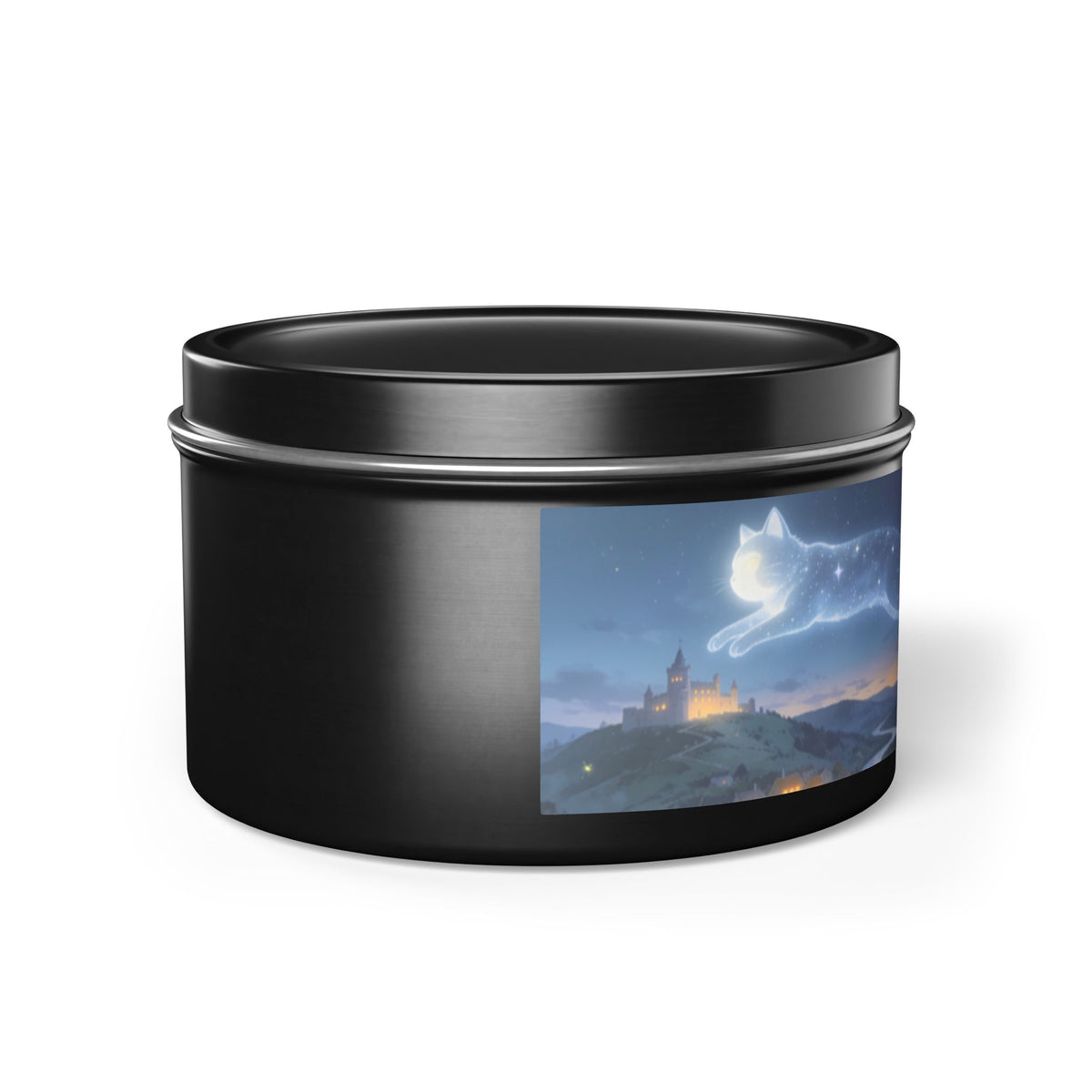 Watching Over Your Wishes — Cat Constellation Tin Candle