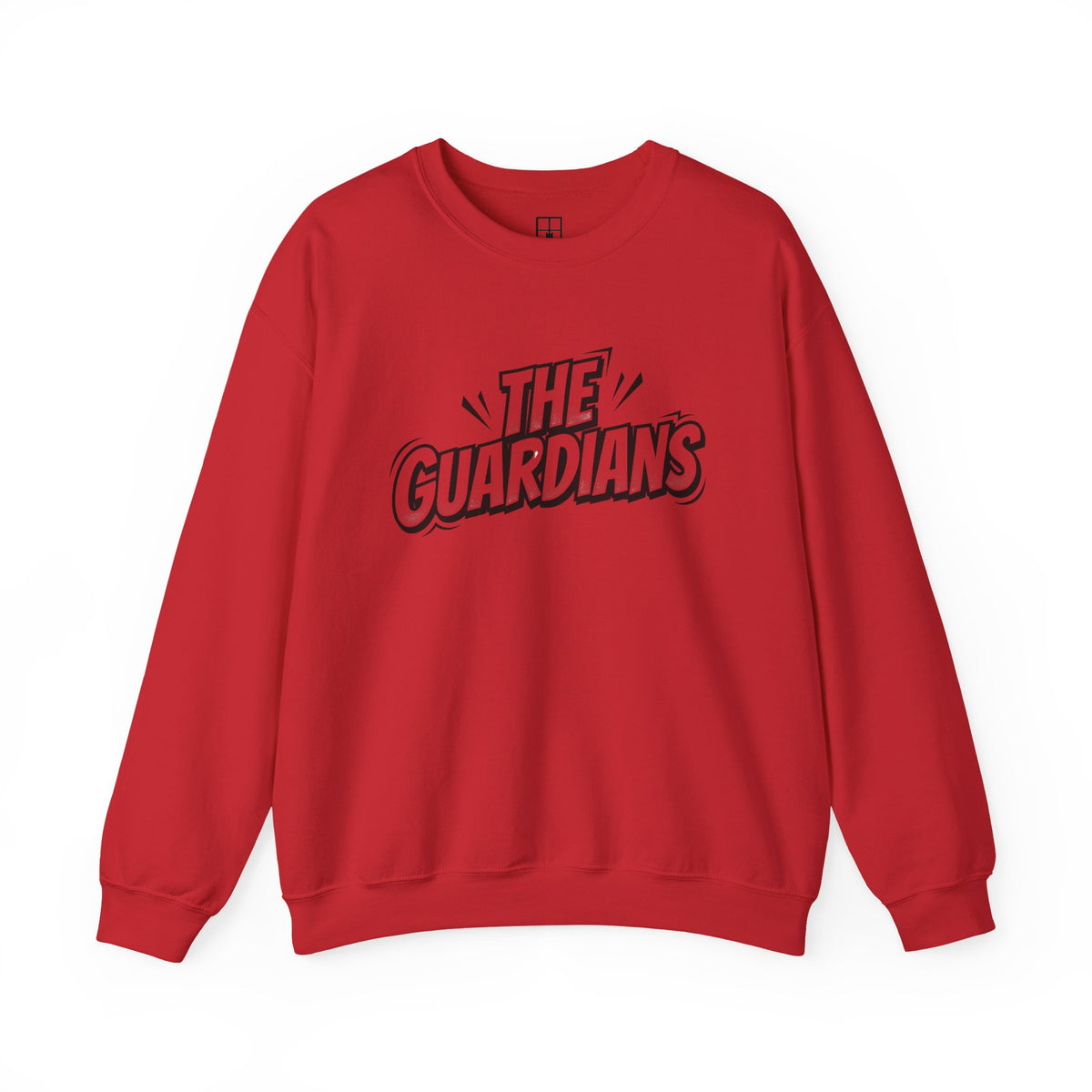 Two Watchers at the Moon — Guardians Cat & Child Crewneck Sweatshirt