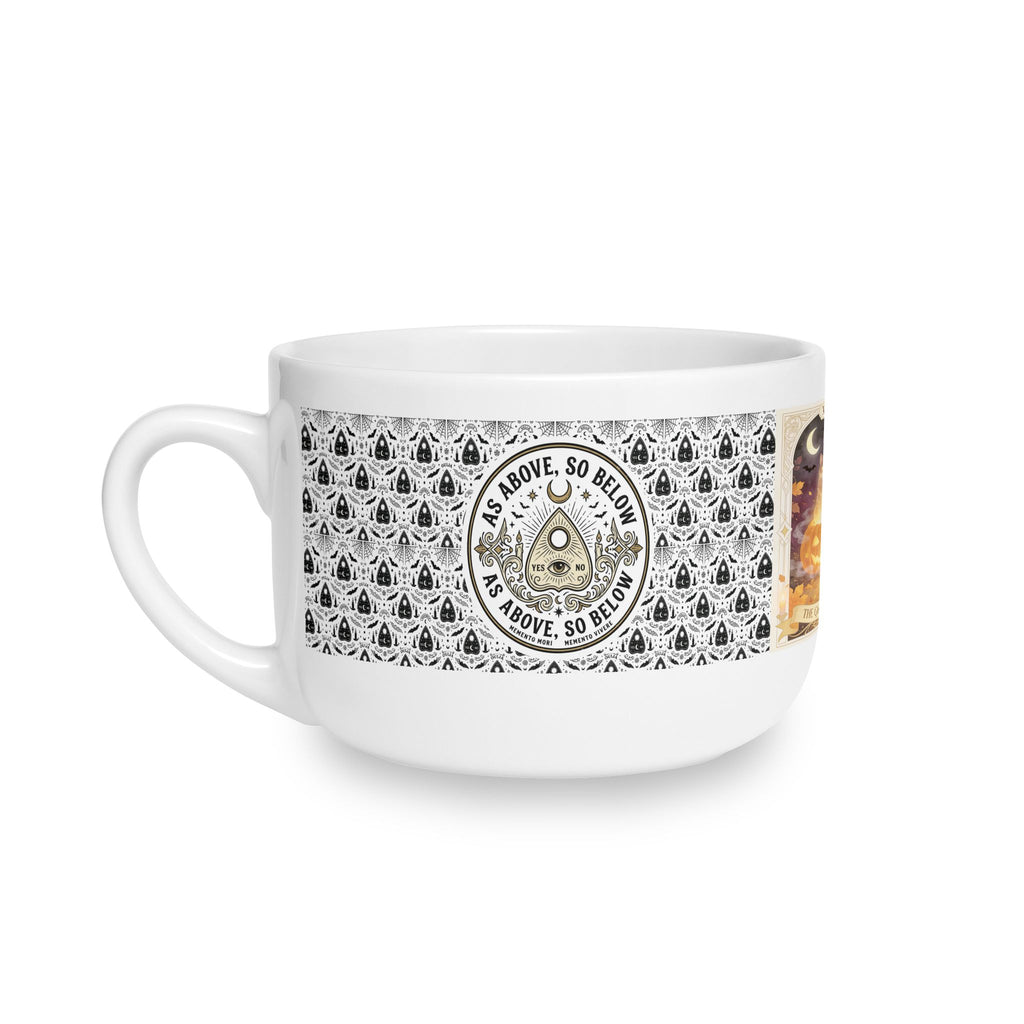 The Star, Poured Tall — Tarot Latte Mug, 25oz Starry Oracle Card