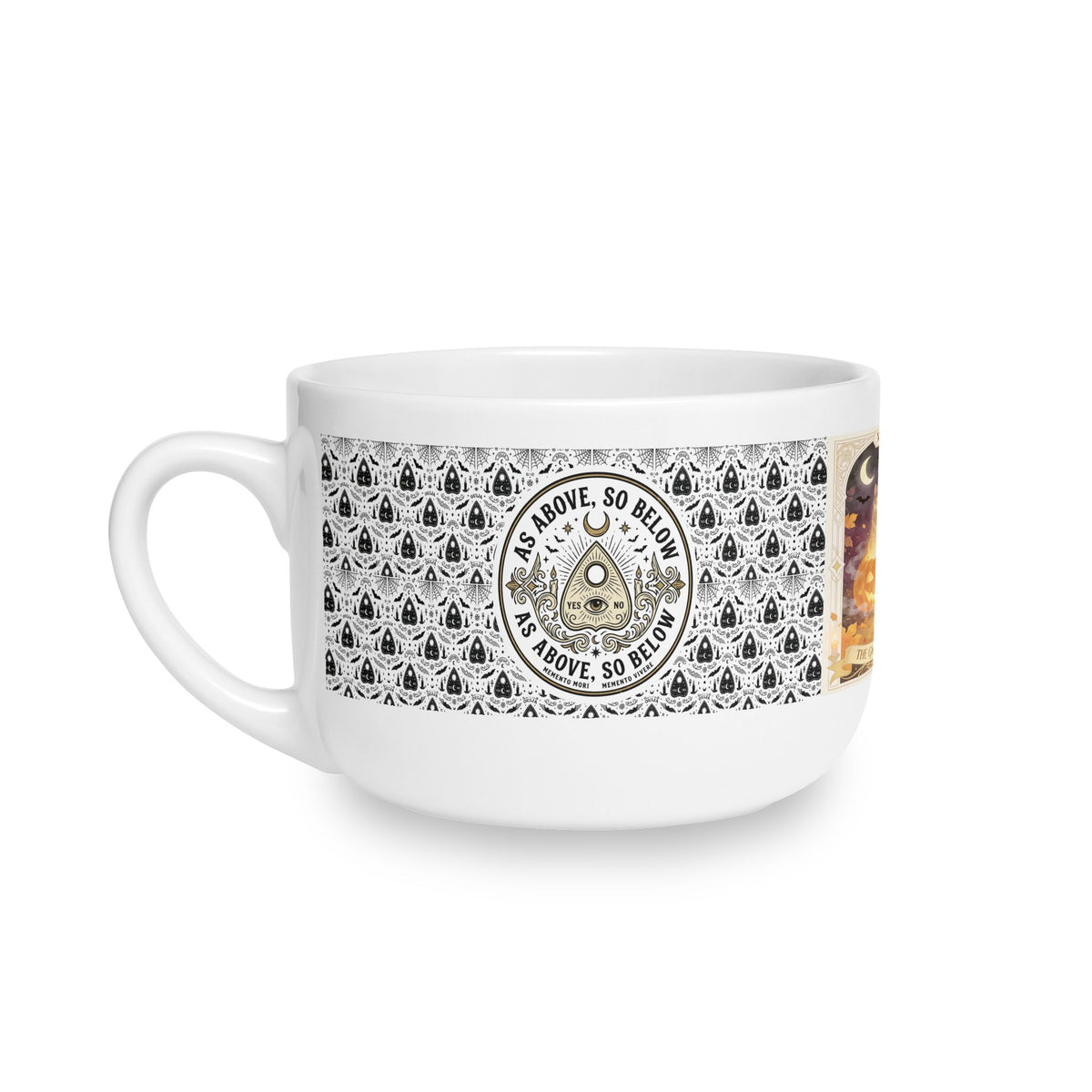 The Star, Poured Tall — Tarot Latte Mug, 25oz Starry Oracle Card