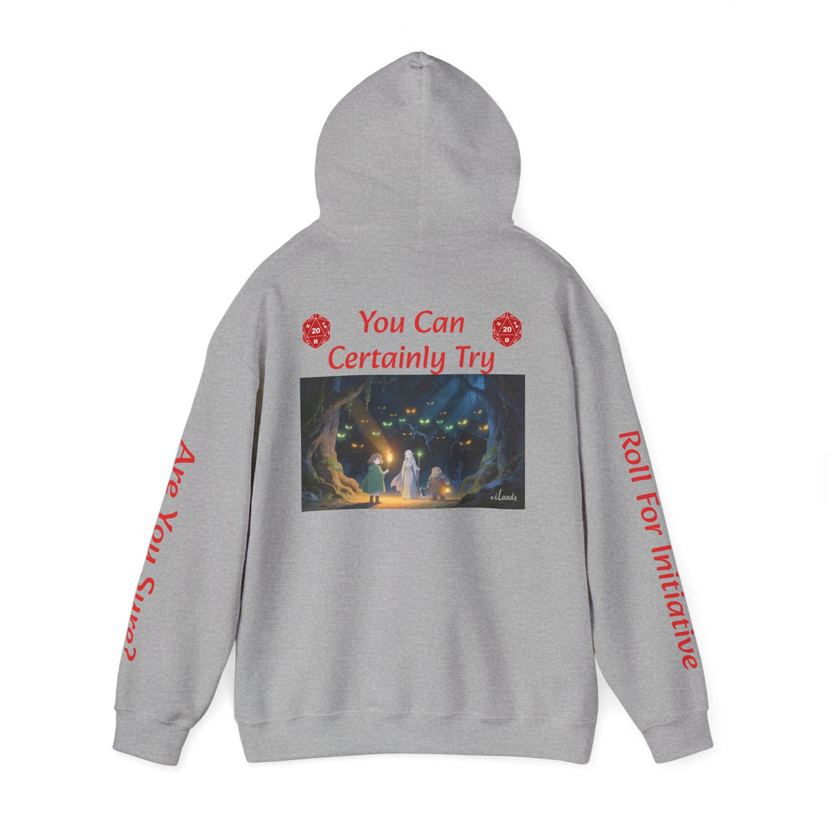 Roll for Initiative — Dragon Ampersand Hoodie, Tabletop Gaming