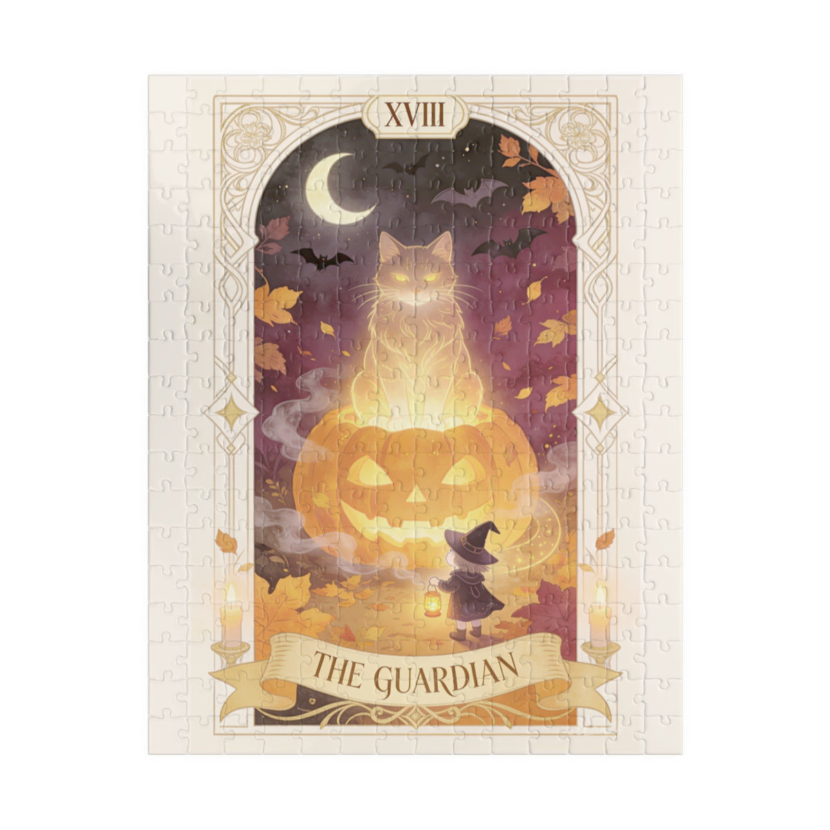 Draw Your Guardian — Halloween Cat Jigsaw Puzzle, 110–1014 pc
