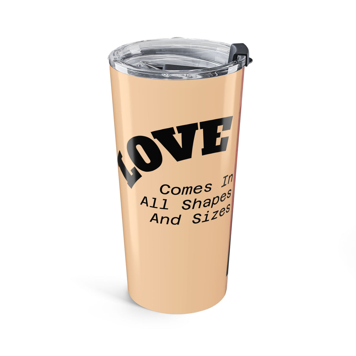 Love Keeps Watch — Geometric Love 20 oz Travel Tumbler