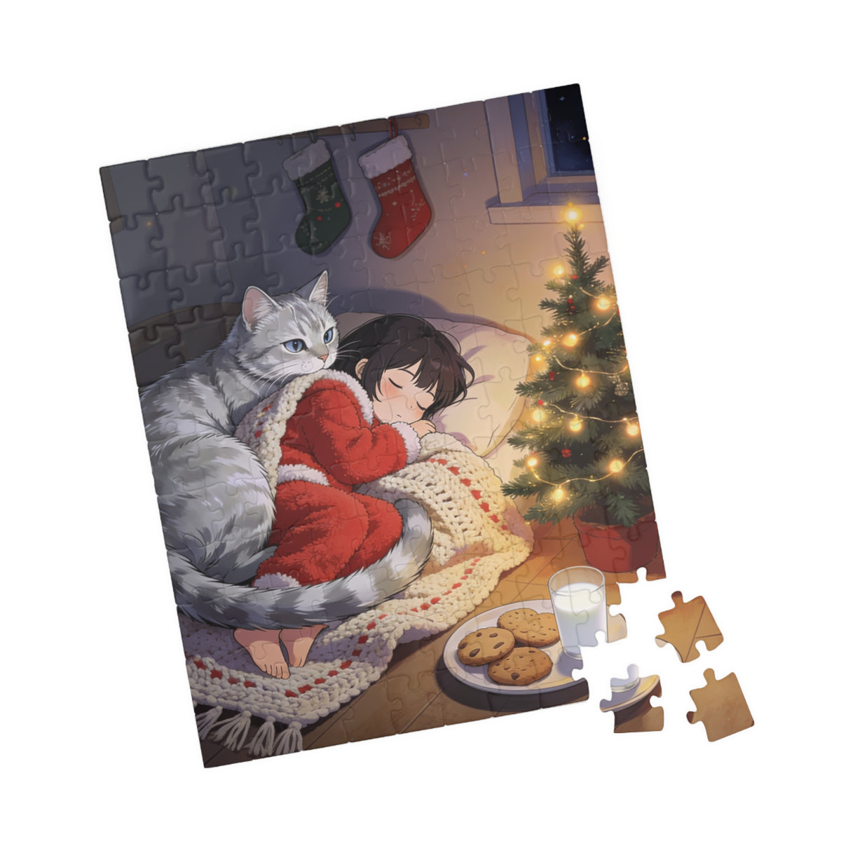 Santa's Littlest Sentinel — Cookies & Milk Christmas Puzzle, 110–1014 pc
