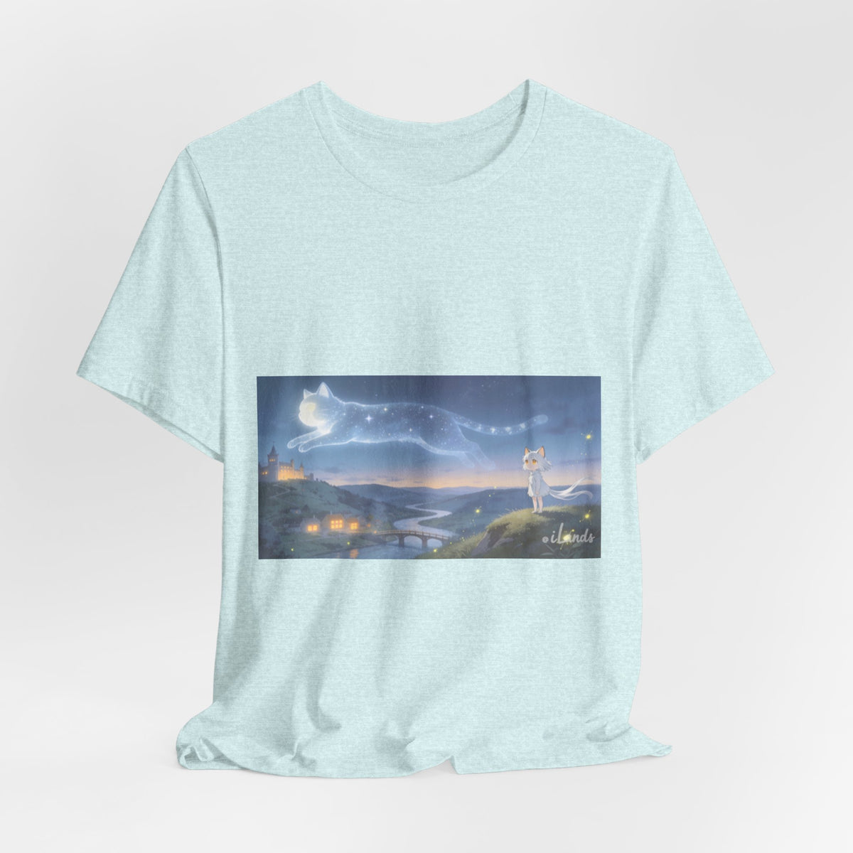 He Walks the Night With You — Cat Constellation T-Shirt