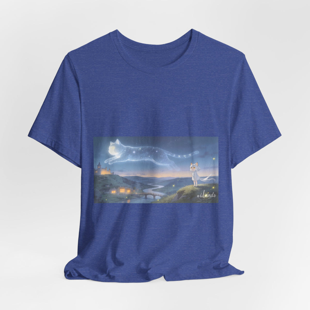 He Walks the Night With You — Cat Constellation T-Shirt