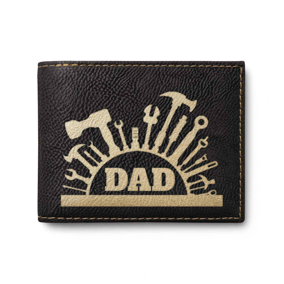 The Quiet Provider — Dad Bi-Fold Wallet, Silhouette Design