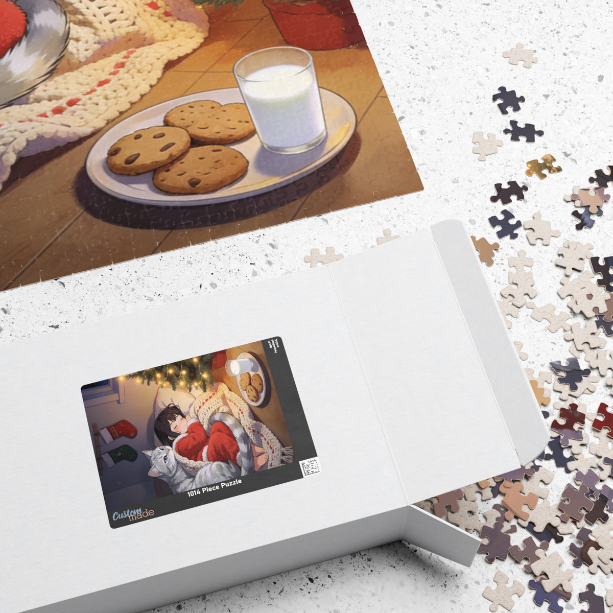 Santa's Littlest Sentinel — Cookies & Milk Christmas Puzzle, 110–1014 pc