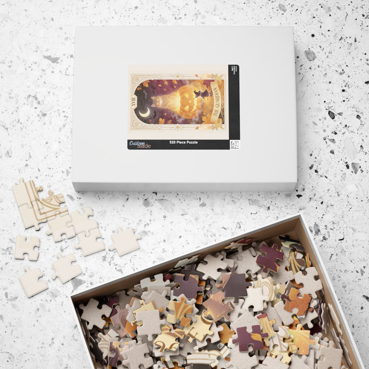 Draw Your Guardian — Halloween Cat Jigsaw Puzzle, 110–1014 pc