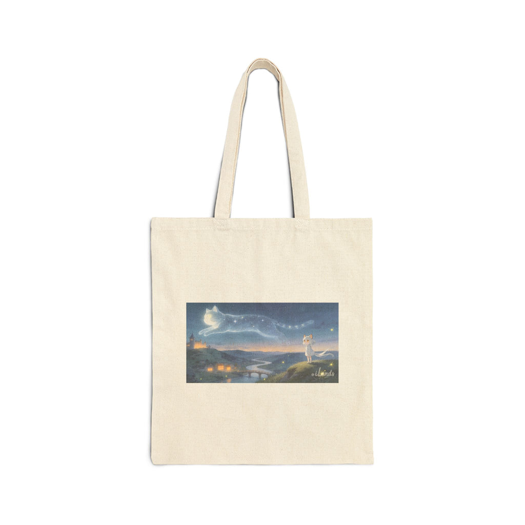 Paw in the Stars — Cat Constellation Tote Bag