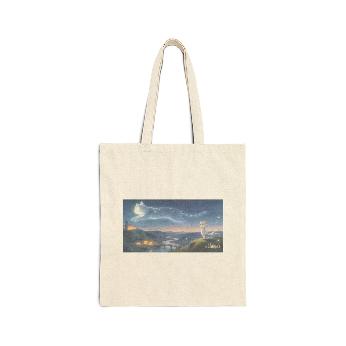Paw in the Stars — Cat Constellation Tote Bag