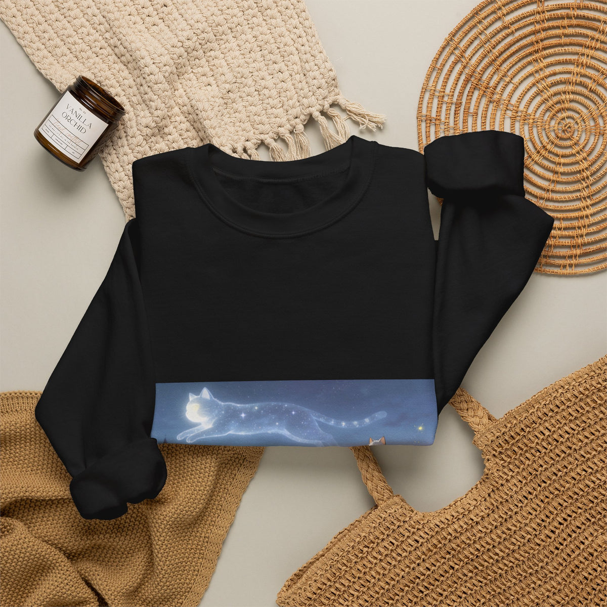 Written in Stars — Cat Constellation Crewneck Sweatshirt