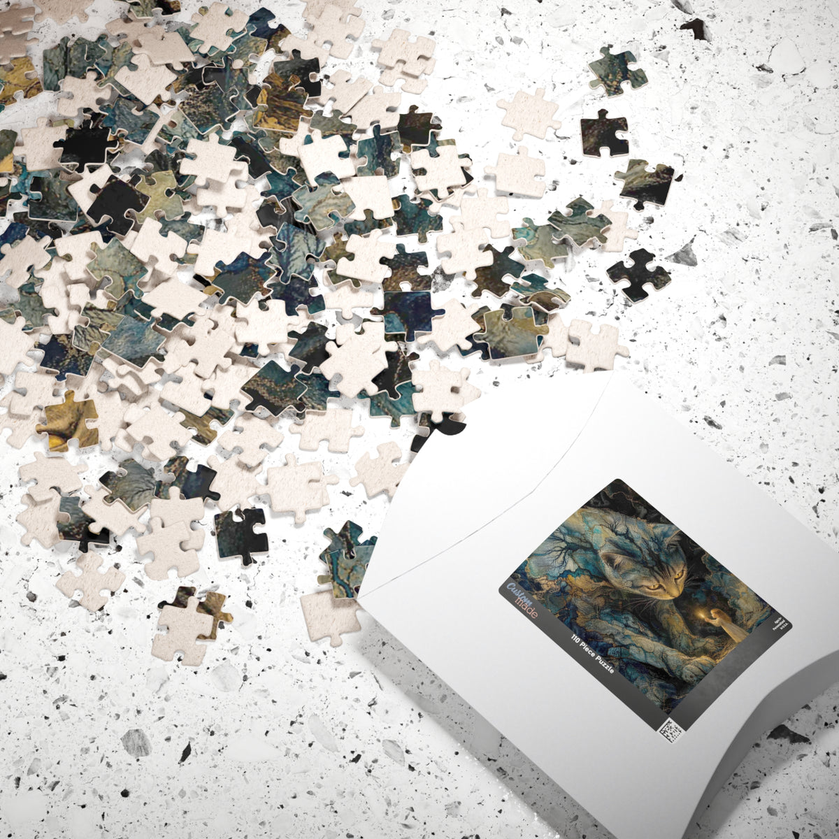 The Enchanted Watch — Mystical Cat & Child Jigsaw Puzzle, 110–1014 pc