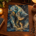 The Enchanted Watch — Mystical Cat & Child Jigsaw Puzzle, 110–1014 pc